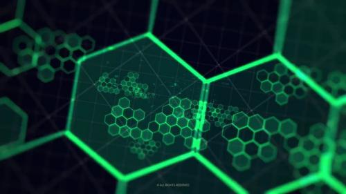 Logo - Technology Hexagon - 13321018