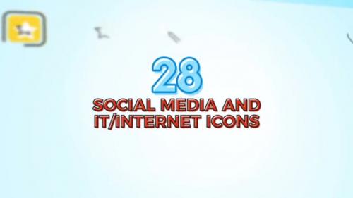 Social Media IT Icons Pack - 13209701