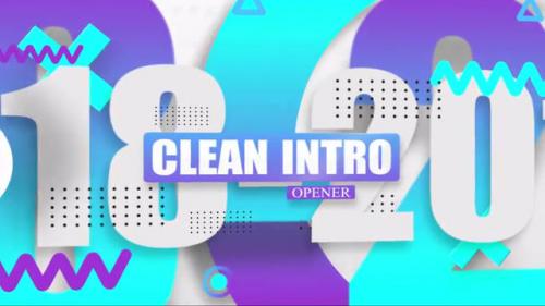 4K Simple Clean Intro Opener - 12945972
