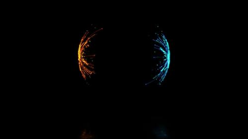 Particles Sphere Logo Reveal - 12989281