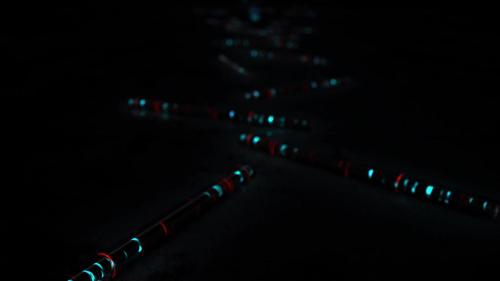 3D Glow Sticks Logo Reveal - 13164383