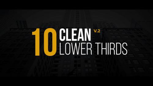 Clean Lower Thirds v 2 - 12320032