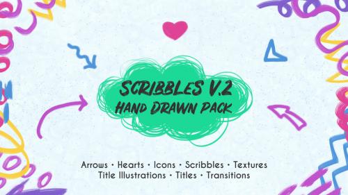 Scribbles v.2. Hand Drawn Pack - 12327774