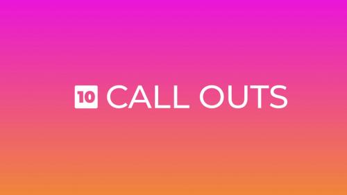 10 Call Out Titles - 12363542