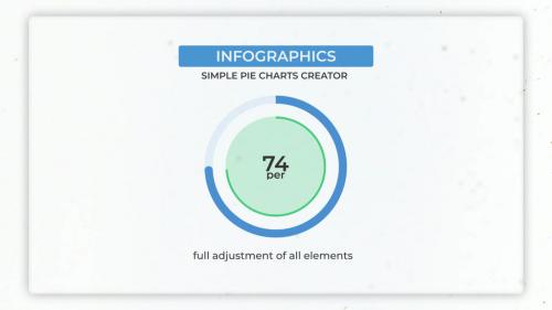 Infographics: Simple Pie Charts Creator - 14133678