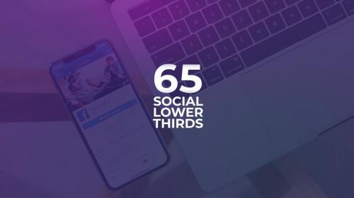 65 Social Lower Thirds - 13666720