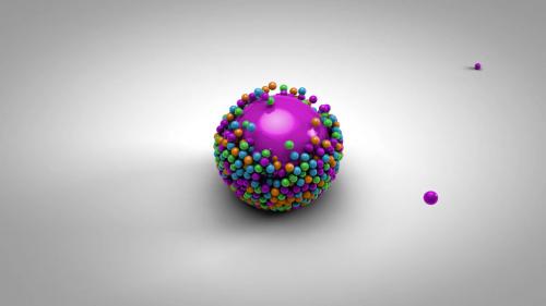 Colorful 3D Balls Logo Reveal - 13696343