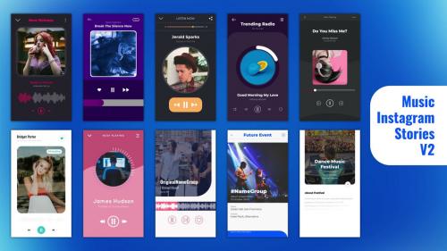 Music Instagram Stories V2 - 13602882