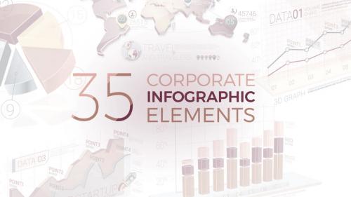 35 Corporate Infographic Elements - 13407249