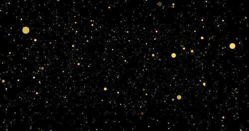 Floating golden particles - 13435131