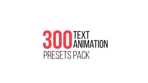 Text Animation Presets Pack - 13453837