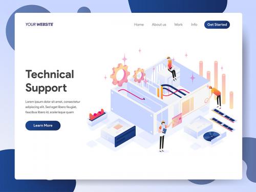 Technical Support Isometric - technical-support-isometric