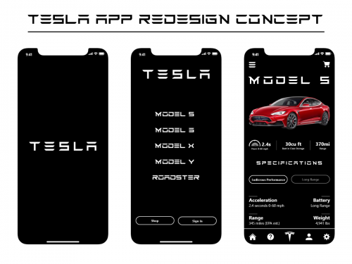 Tesla App Redesign Concept - tesla-app-redesign-concept