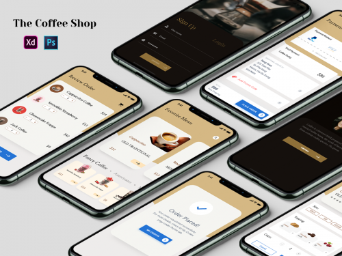 The Coffee Shop - UI KIT - the-coffee-shop-ui-kit