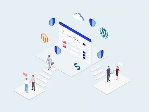 The Importance of a Website for a Business Isometric Illustration - the-importance-of-a-website-for-a-business-isometric-illustration