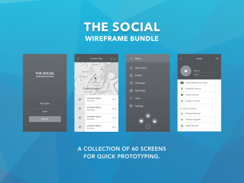 The Social Wireframe Bundle - the-social-wireframe-bundle