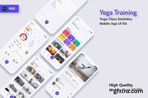 Yoga Class Mobile App Pack