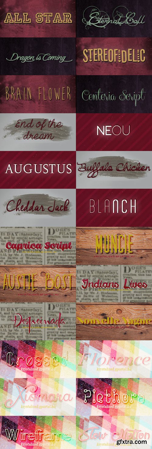 64 Fonts Collection