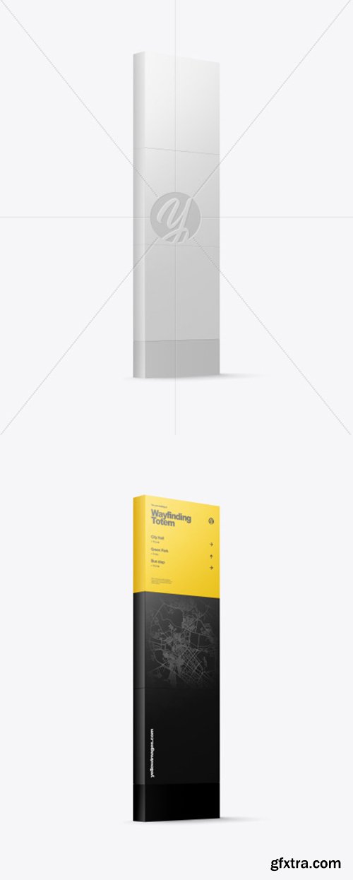 Wayfinding Totem Mockup 53972