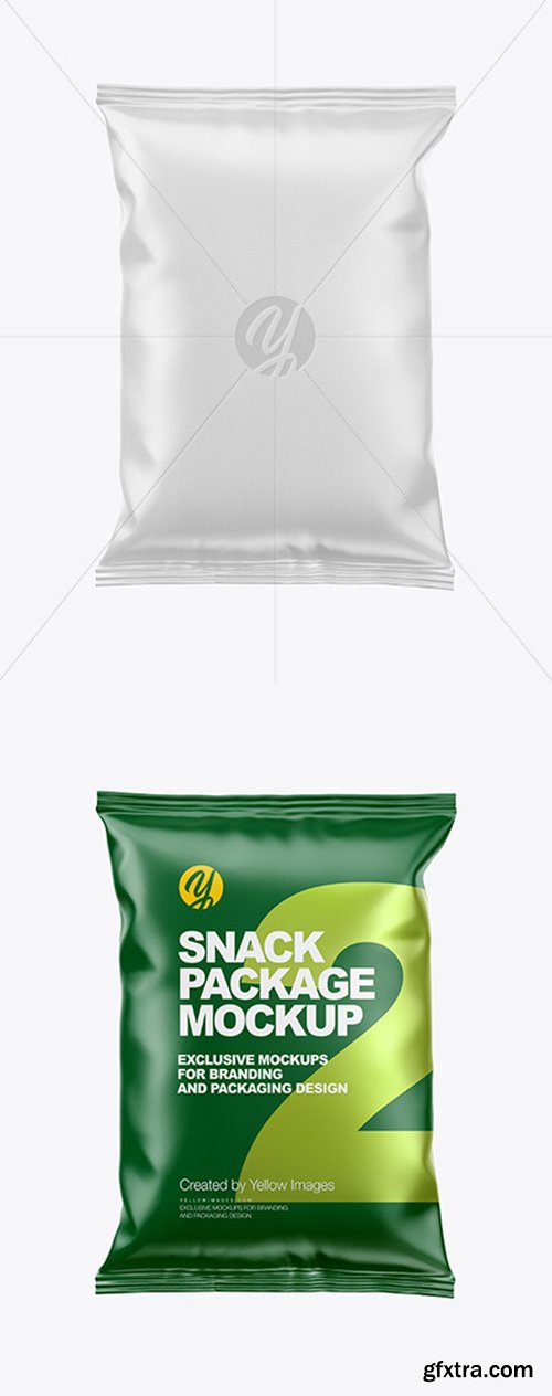 Paper Snack Package Mockup 54961