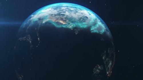 Videohive - Earth In The Space