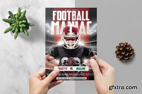 Football Maniac Flyer