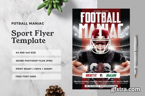 Football Maniac Flyer