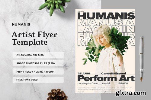 Humanis Artist Flyer