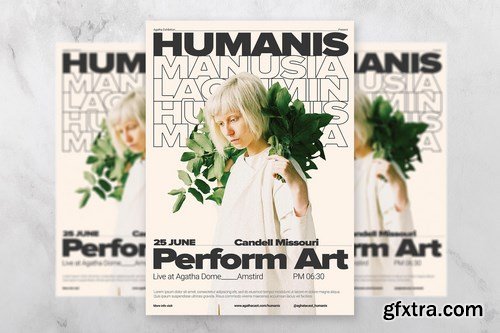 Humanis Artist Flyer