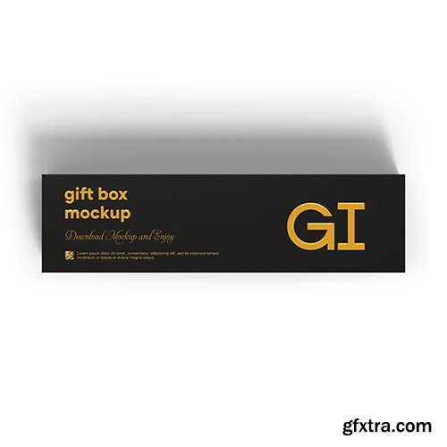 Gift Box PSD Mockup