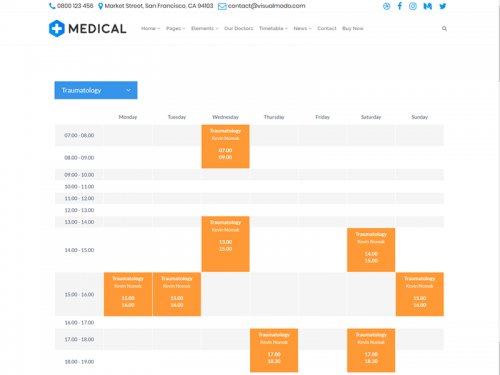 Timetable Traumatology - Medical WordPress Theme - timetable-traumatology-medical-wordpress-theme