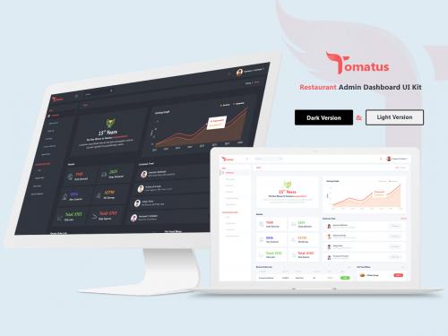 Tomatus-Restaurant Admin Dashboard UI Kit - tomatus-restaurant-admin-dashboard-ui-kit