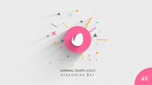 Videohive - Minimal Shape Logo Reveal