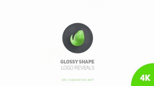 Videohive - Glossy Shape Logo Reveals