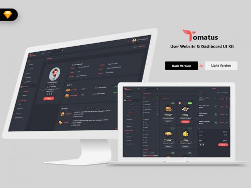 Tomatus-Restaurant User Website & Dashboard UI (SKETCH) - tomatus-restaurant-user-website-dashboard-ui-sketch