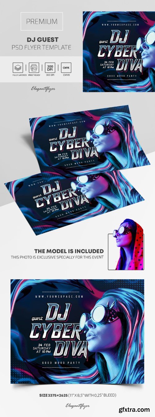 Dj Guest – Premium PSD Flyer Template