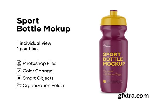 Sport Bottle PSD Mockup
