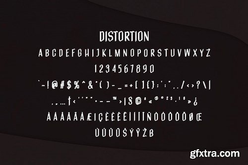 Distortion - Wavy Sans Serif