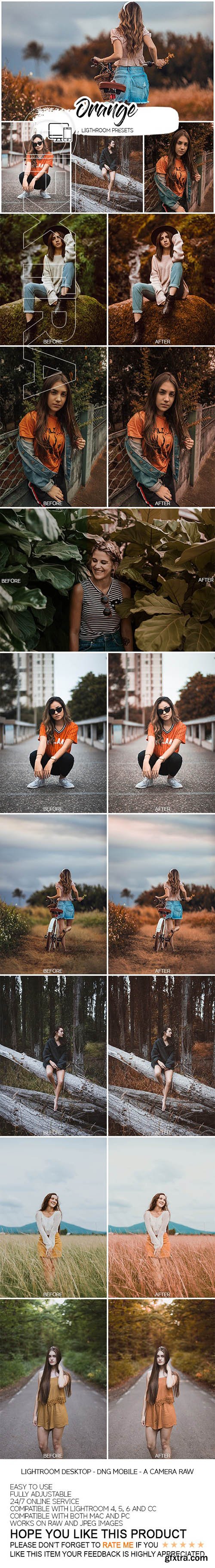 GraphicRiver - Orange Lightroom Presets 25602813