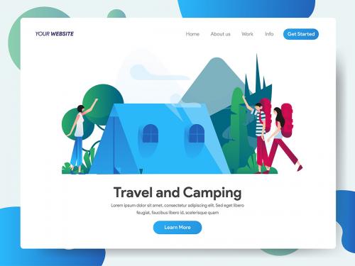 Travel and Camping Illustration - travel-and-camping-illustration