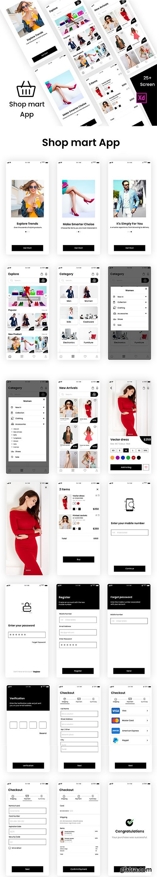 Shop mart E-commerce Ui kit