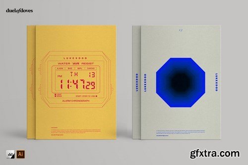 Typographic resume posters - vol. 3