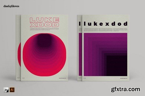 Typographic resume posters - vol. 2