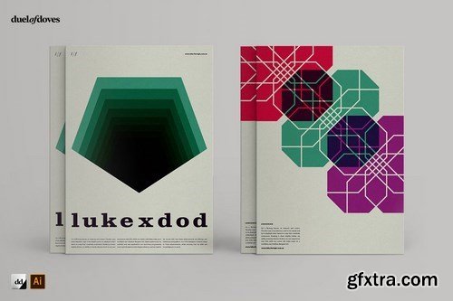 Typographic resume posters - vol. 2