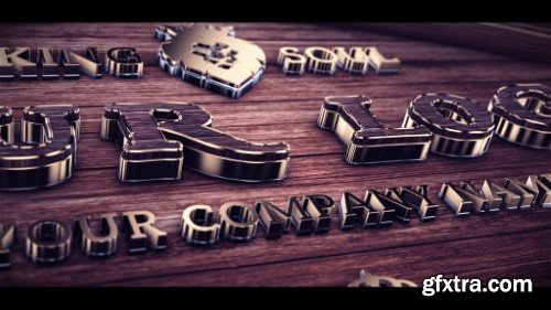 Videohive Wood And Gold Logo 23593313