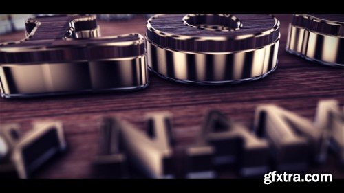 Videohive Wood And Gold Logo 23593313