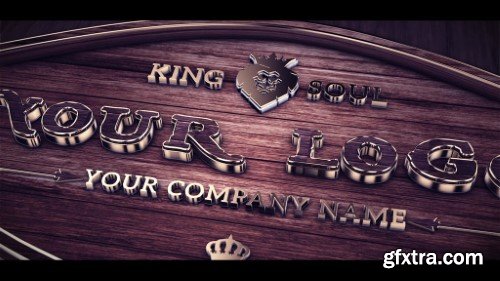 Videohive Wood And Gold Logo 23593313