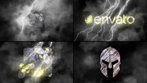 Videohive - Lightning Storm & Damage Logo