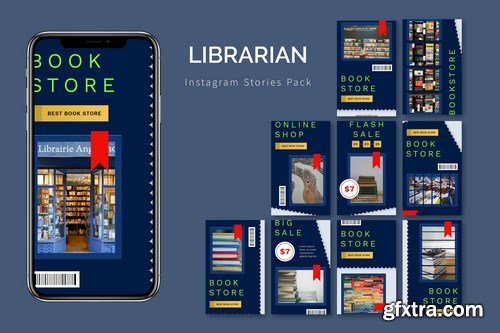 Librarian - Instagram Story Pack