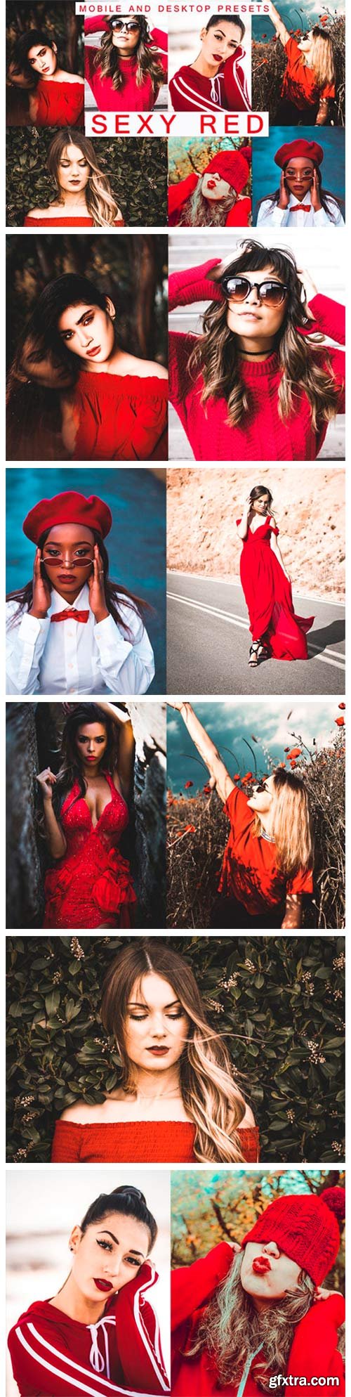 SEXY RED Lightroom Presets Premium 2732941